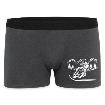 Silhouette de Moto Forêt - Boxer Homme - charbon - Devant