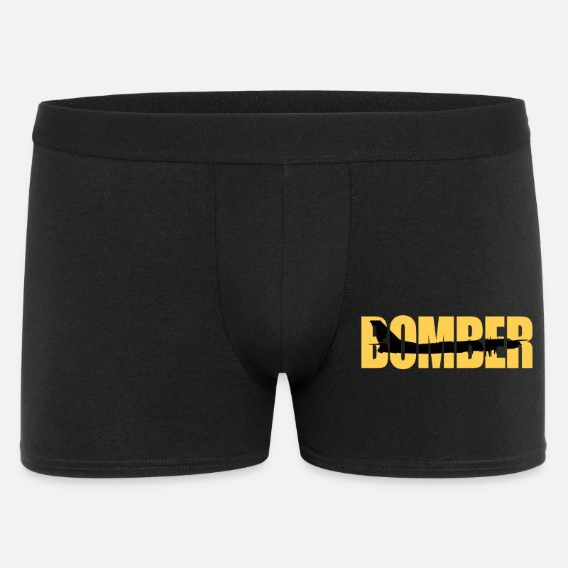 Bomber Tu-95 - Männer Boxer Shorts - Schwarz