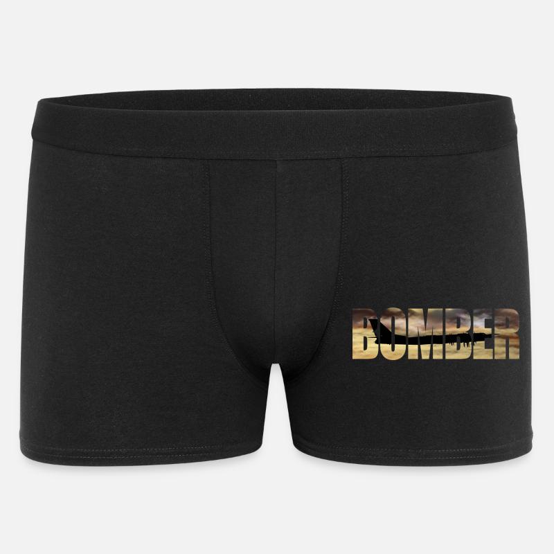 Bomber Tu-95 - Men's Boxer Shorts - black