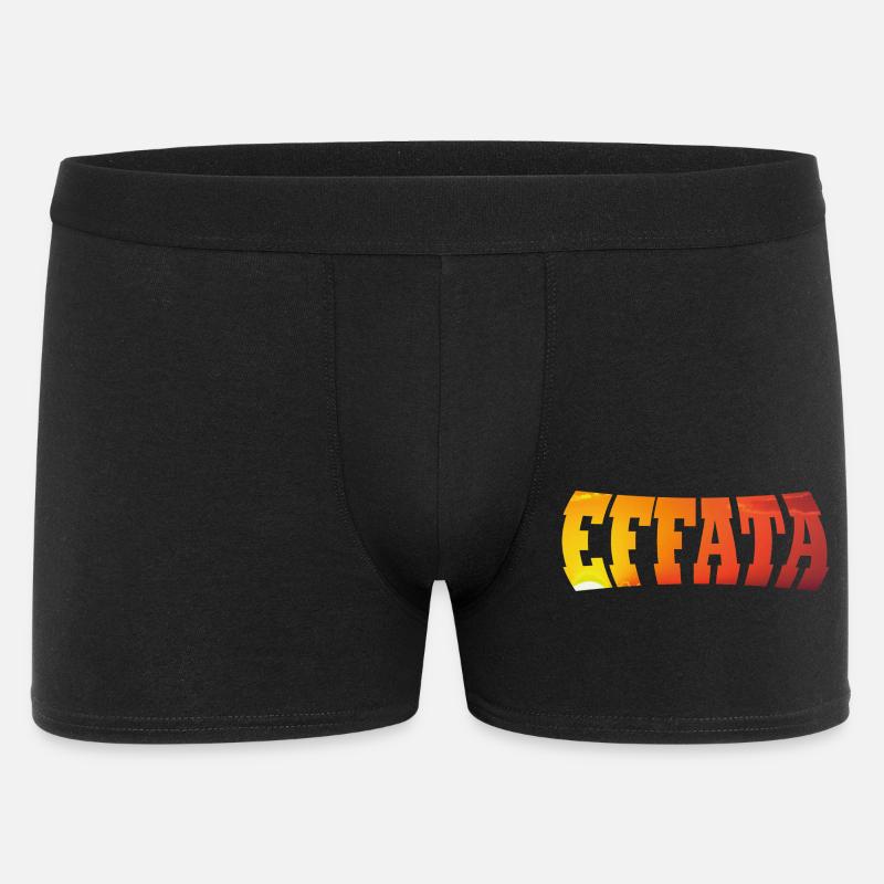 EFFATA - Men's Boxer Shorts - black