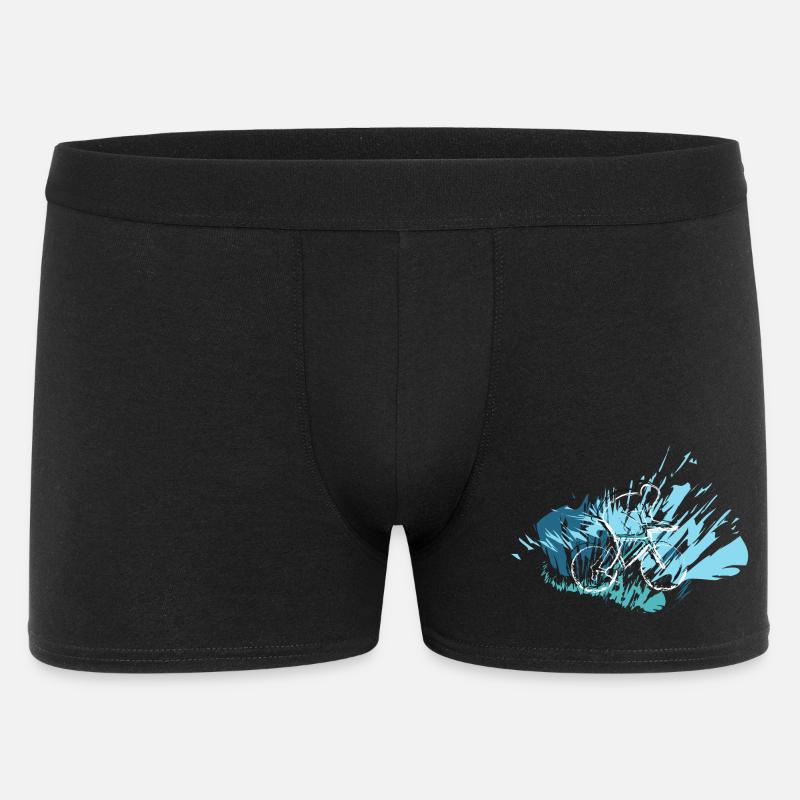 Rickel's Design: Biker  Style 26 - Männer Boxer Shorts - Schwarz