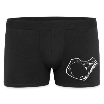 Croquis de bifteck - Boxer Homme - noir - Devant