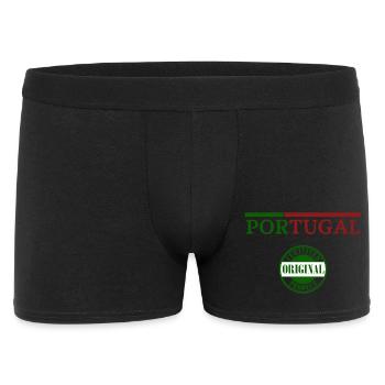 Fierté portugaise, j’adore le Portugal - Boxer Homme - noir - Devant