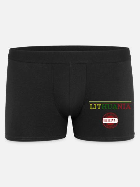 Lithuanian pride, I love Lithuania - Men's Boxer Shorts - black