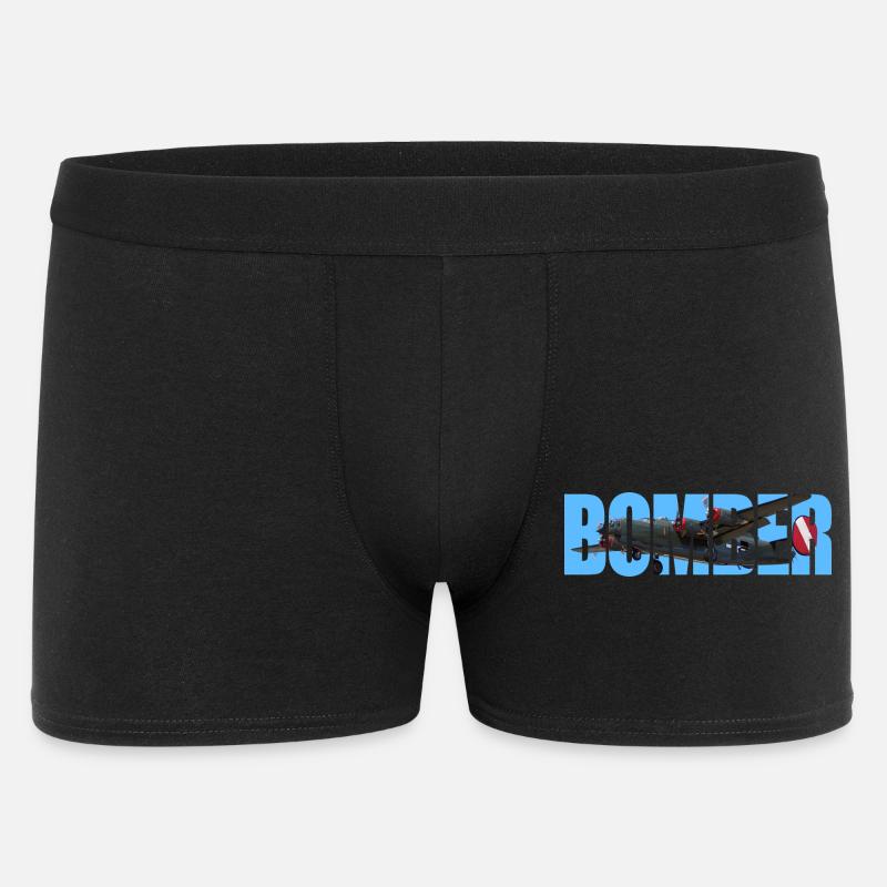 Bomber B-24 Liberator - Männer Boxer Shorts - Schwarz