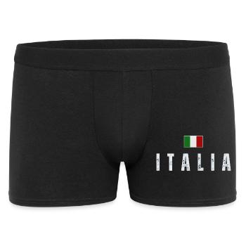 Drapeau italien, fierté italienne - Boxer Homme - noir - Devant