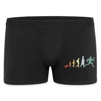 Évolution d’un joueur de crosse - Boxer Homme - noir - Devant