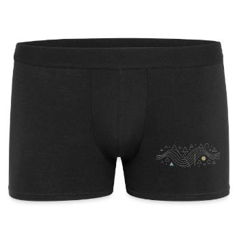 Flux de champs vectoriels – L’élégance des mathématiques - Boxer Homme - noir - Devant