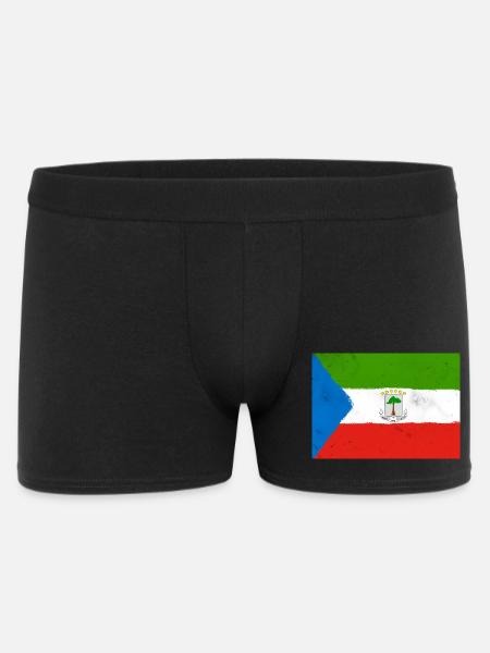 Flag of Equatorial Guinea - Men's Boxer Shorts - black