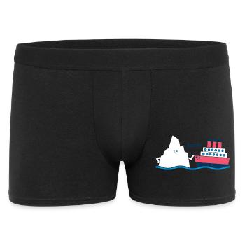 Boop T-Shirt - Männer Boxer Shorts - Schwarz - Vorne