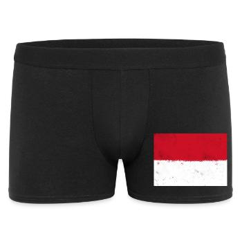Drapeau de Monaco - Boxer Homme - noir - Devant