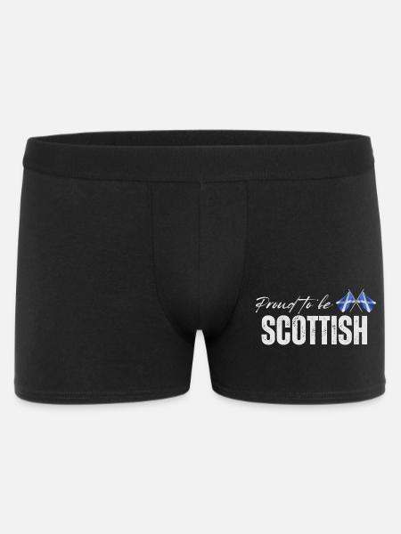 Fier Ecossais, j’adore l’Ecosse - Boxer Homme - noir
