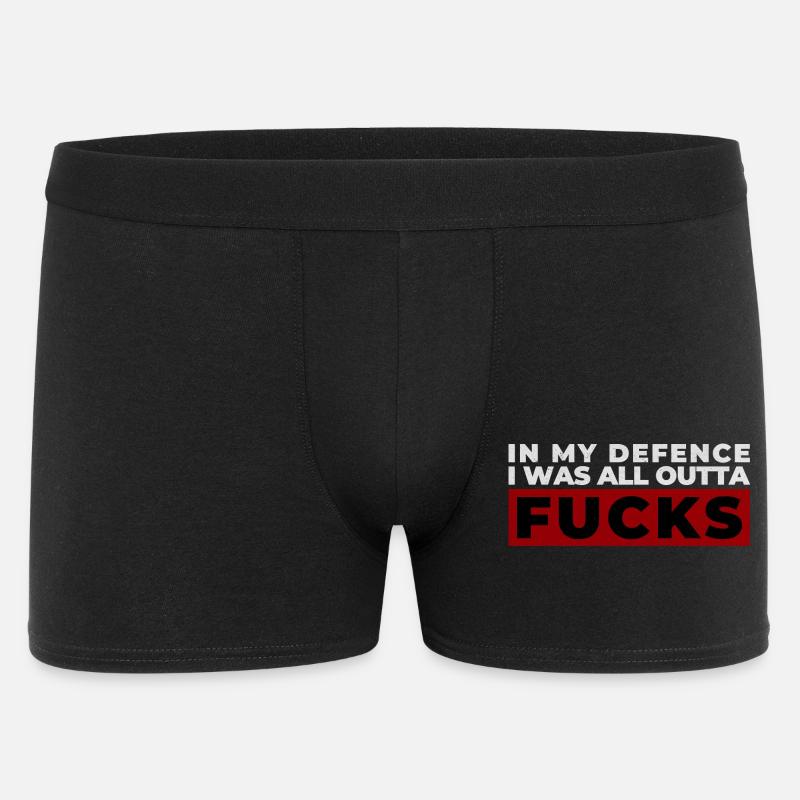 Mutiges, ausdrucksstarkes Protestdesign - Männer Boxer Shorts - Schwarz
