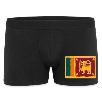 Drapeau du Sri Lanka - Boxer Homme - noir - Devant