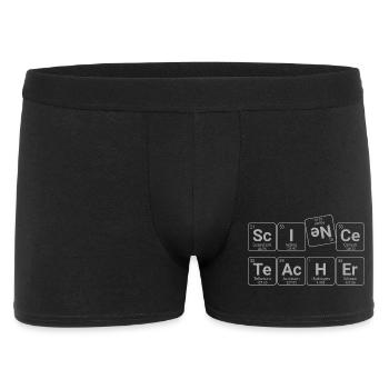 Science Teacher - Männer Boxer Shorts - Schwarz - Vorne