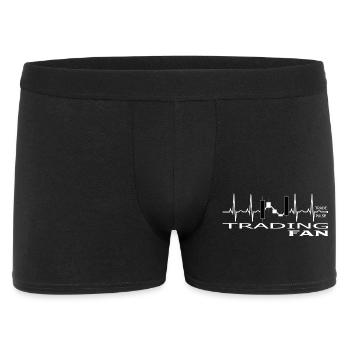Pulse Trading Chart Design - Men's Boxer Shorts - black - Front