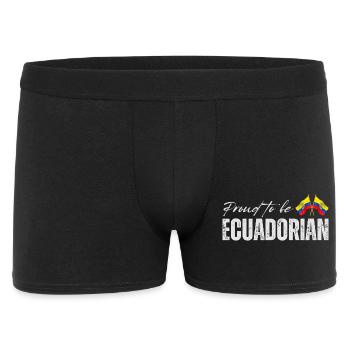 Fierté équatorienne, drapeau équatorien - Boxer Homme - noir - Devant