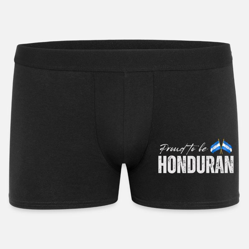 Honduran pride, I love Honduras - Men's Boxer Shorts - black
