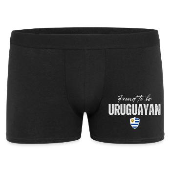 Ich liebe Uruguay, uruguayischen Stolz - Männer Boxer Shorts - Schwarz - Vorne