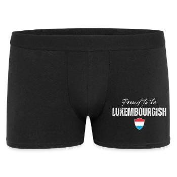Flag of Luxembourg, Luxembourg pride - Men's Boxer Shorts - black - Front