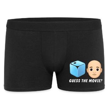 Conception de mystère de film - Boxer Homme - noir - Devant