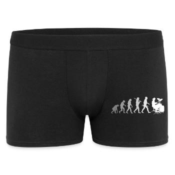 Evolution of Drums Drummer Shirt - Männer Boxer Shorts - Schwarz - Vorne