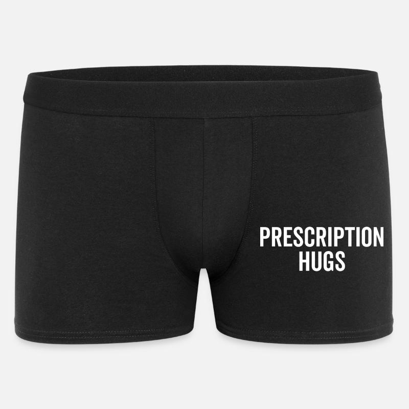 Prescription Hugs - Men's Boxer Shorts - black