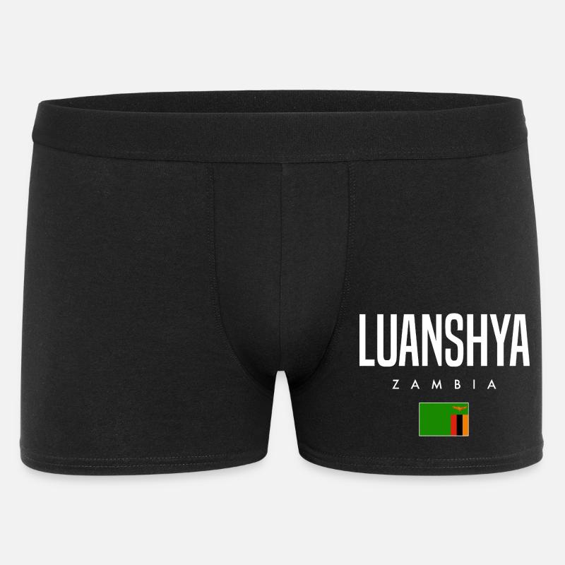 Luanshya Sambia - Männer Boxer Shorts - Schwarz