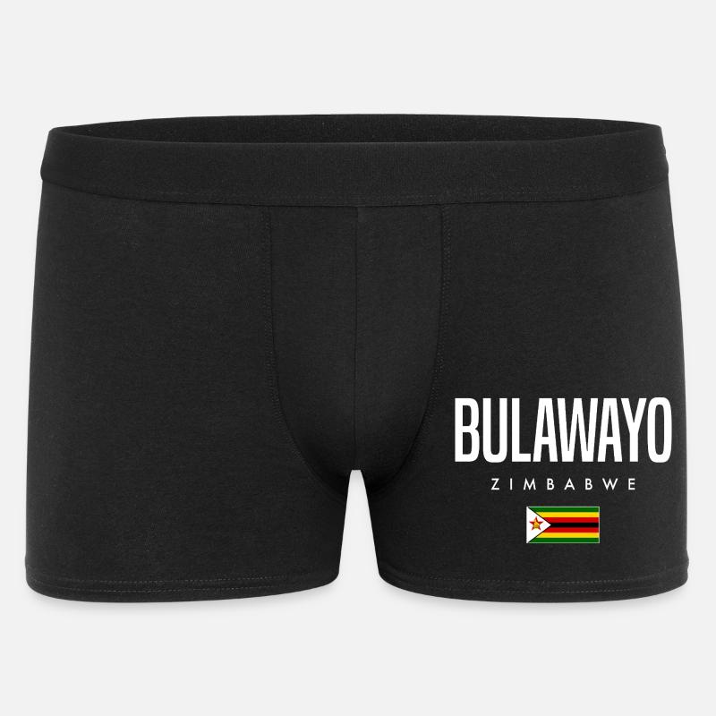 Bulawayo Simbabwe - Männer Boxer Shorts - Schwarz