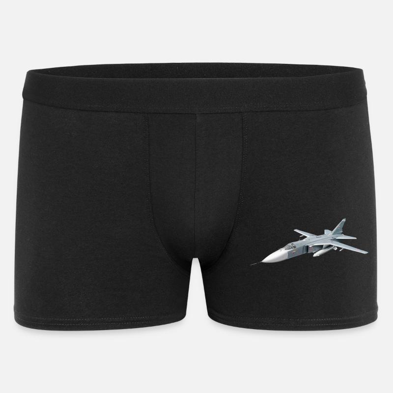 Su-24 - Männer Boxer Shorts - Schwarz