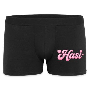 Hasi / y2k design - Men's Boxer Shorts - black - Front