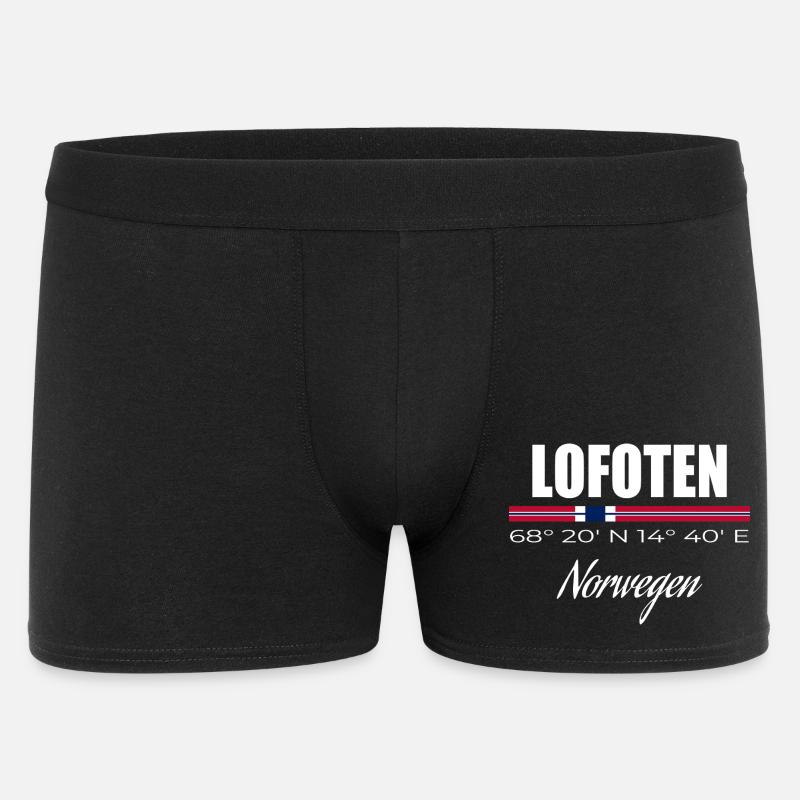 Lofoten - Männer Boxer Shorts - Schwarz