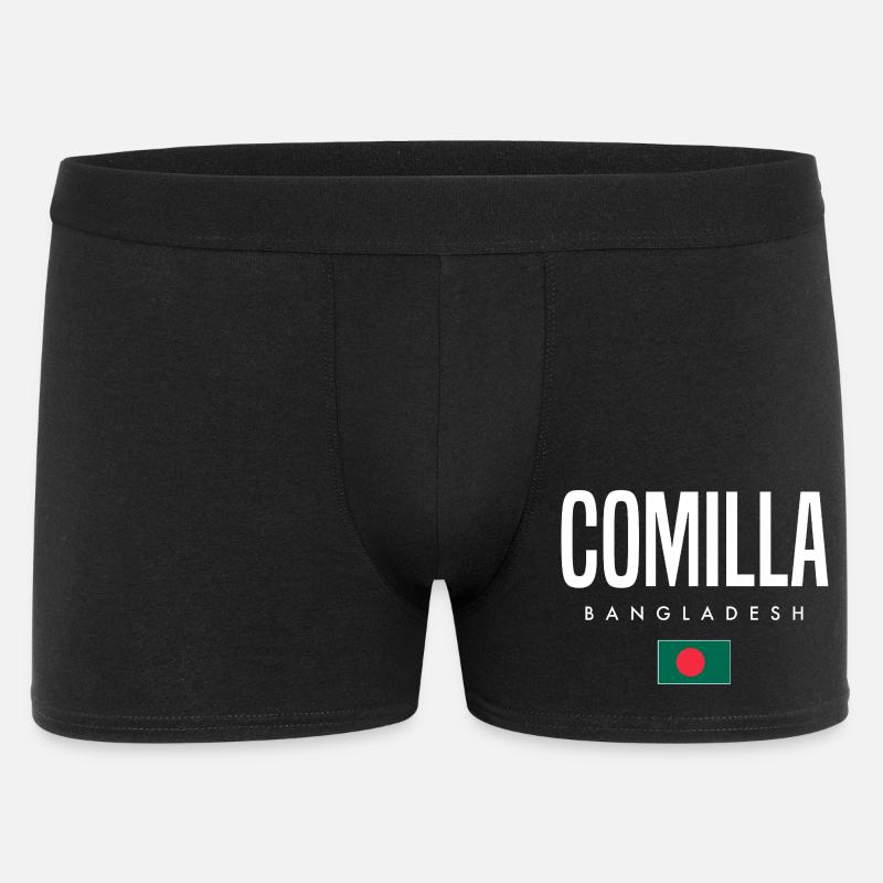 Comilla Bangladesch - Männer Boxer Shorts - Schwarz