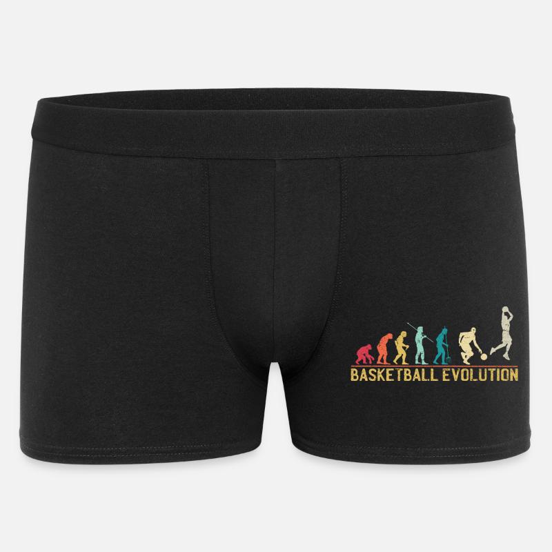 Basketball Evolution Progression Design - Boxer Homme - noir