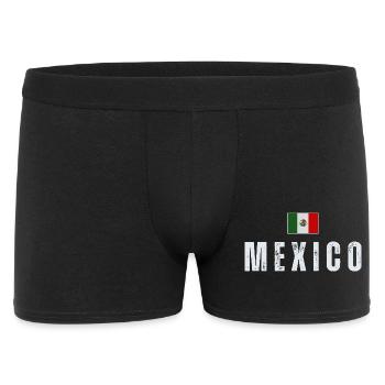 J’aime le Mexique, drapeau du Mexique - Boxer Homme - noir - Devant