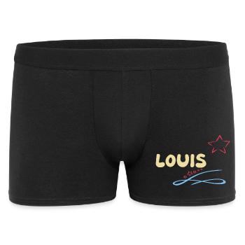 Cadeau pour Louis - Boxer Homme - noir - Devant