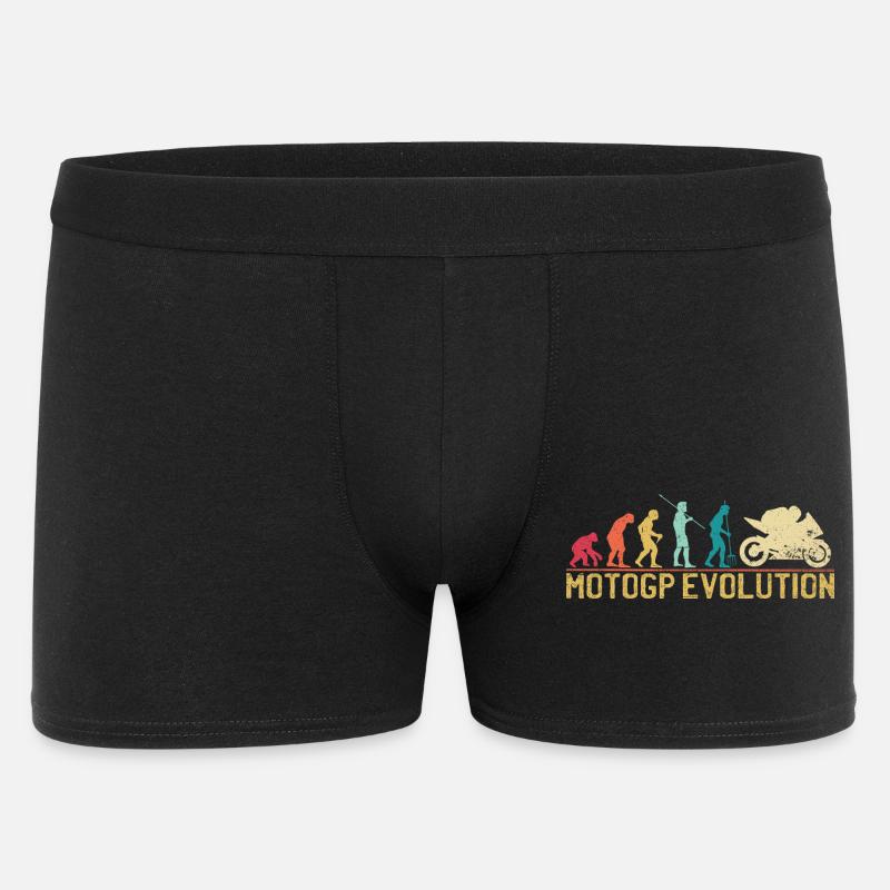 Motocross Evolution Silhouette Design - Men's Boxer Shorts - black