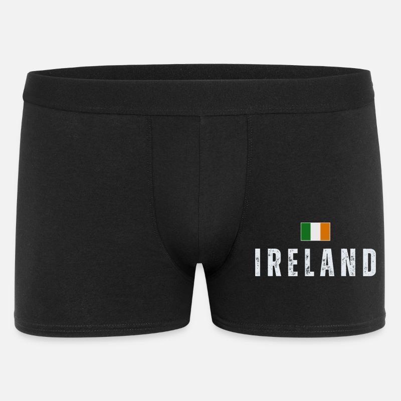 Drapeau de l’Irlande, Irish Pride - Boxer Homme - noir