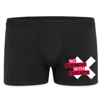 PAS D’AFFAIRES AVEC LES FASCISTES - Boxer Homme - noir - Devant