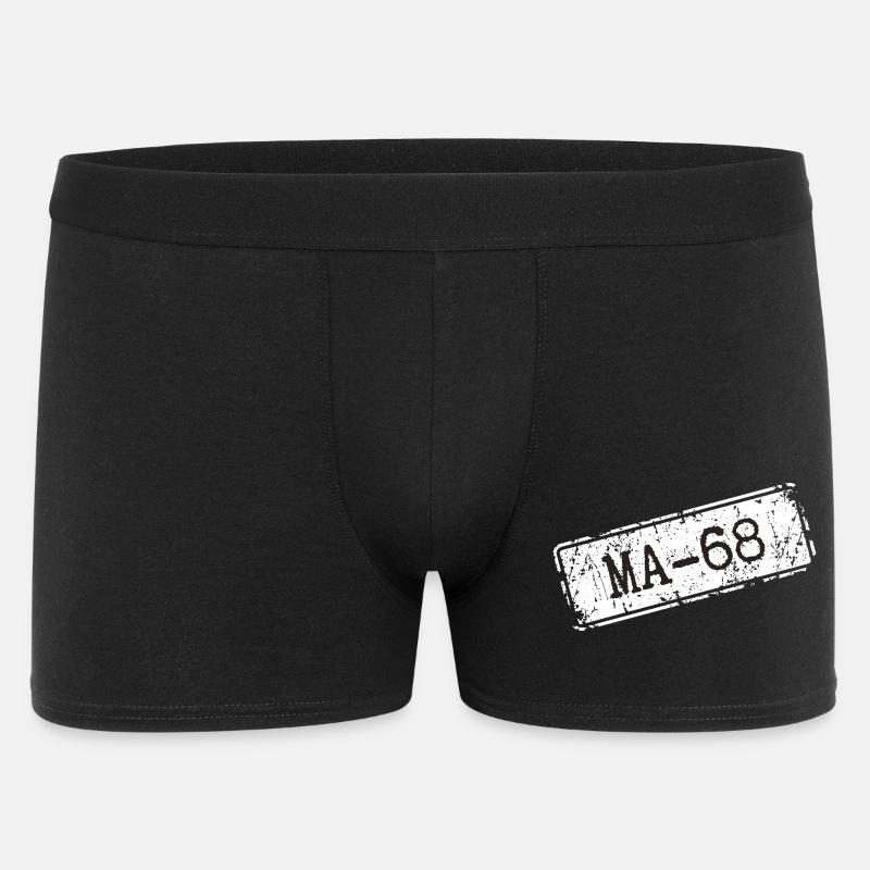 Mannheim 68 - Männer Boxer Shorts - Schwarz