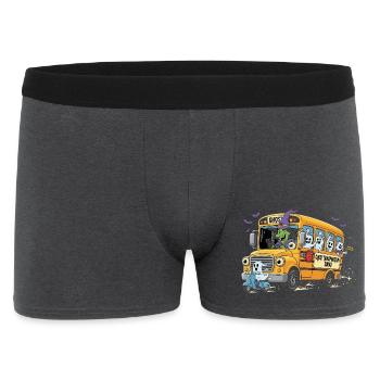 Spooky Bus Haunted Crew - Boxer Homme - charbon - Devant