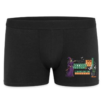 Tableau périodique sur le thème des sorcières et des potions enchanteresses - Boxer Homme - noir - Devant