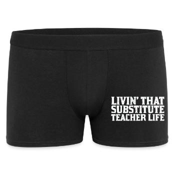 Teacher life Inspiration Humor - Men's Boxer Shorts - black - Front