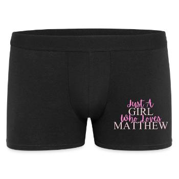 Empowering Girl Who Loves Math Design - Men's Boxer Shorts - black - Front