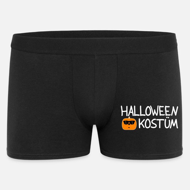 Halloween Pumpkin Set Discreet - Men's Boxer Shorts - black
