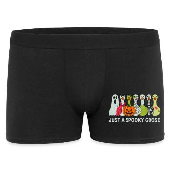 Just A Spooky Goose Halloween Vibes - Men's Boxer Shorts - black - Front