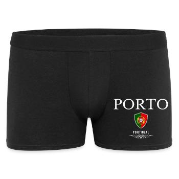 Souvenir Porto, Porto Portugal - Men's Boxer Shorts - black - Front