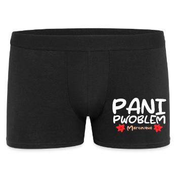 Pani Pwoblem Martinique Antilles Humour Créole - Boxer Homme - noir - Devant