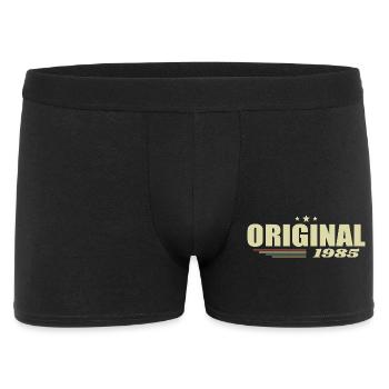 40. Geburtstag 40 Jahre Original 1985 - Männer Boxer Shorts - Schwarz - Vorne