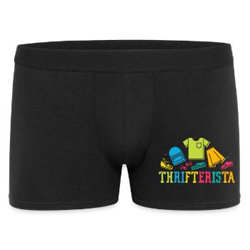 Thrift Shopper Thrifterista Thrift Store - Men's Boxer Shorts - black - Front